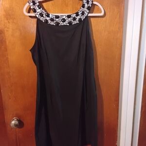 Dressbarn Black One Shoulder Cocktail Dress
